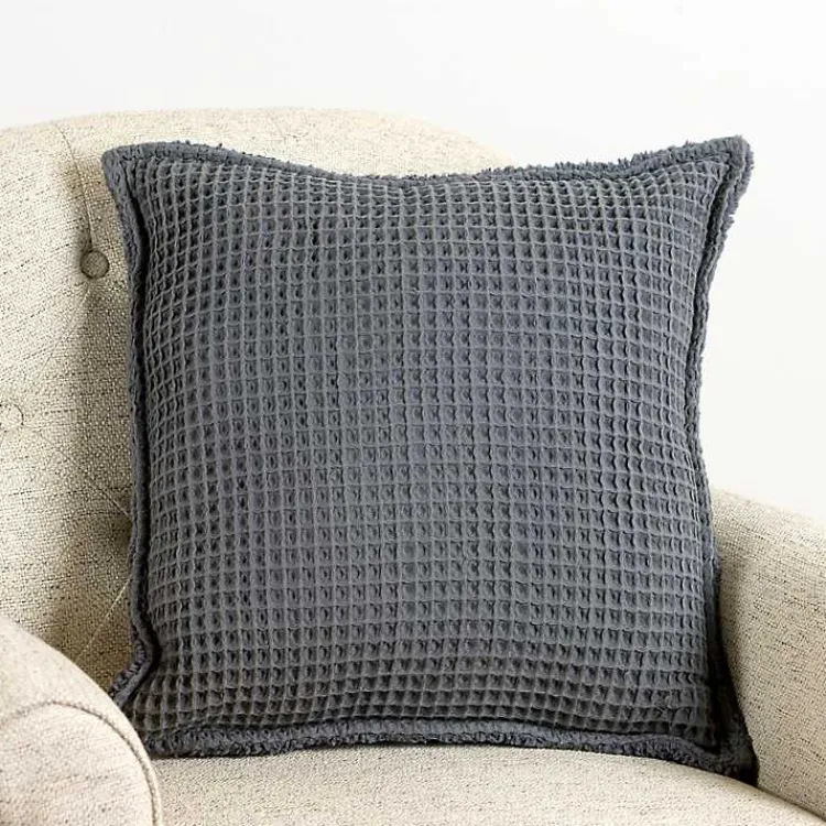 Best Charcoal Cozy Waffle Pillow Pillows