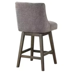 Kirklands Home Bar Stools & Counter Height Stools|Charcoal Greenfield Counter Stool Gray