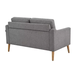 Kirklands Home Sofas & Loveseats|Charcoal 2-pc. Loveseat & Ottoman Set Gray