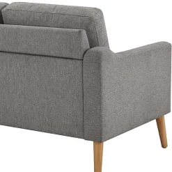 Kirklands Home Sofas & Loveseats|Charcoal 2-pc. Loveseat & Ottoman Set Gray