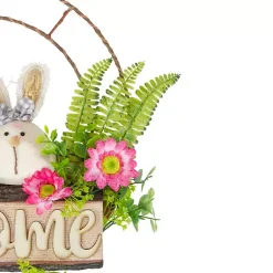 Outlet Cheerful Bunny Welcome Easter Wreath Wreaths