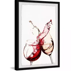 Kirklands Home Framed Art|Cheers To That Framed Wall Art