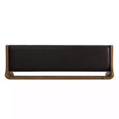 Kirklands Home Benches & Ottomans|Chestnut Acacia Wood Cushioned Bench Brown