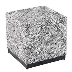 Kirklands Home Benches & Ottomans|Chinle Velvet Cube Ottoman