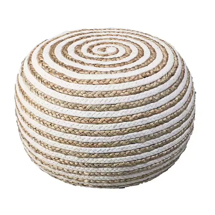 Online Chipper Braided Pouf Poufs & Floor Cushions