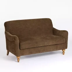 Kirklands Home Sofas & Loveseats|Chocolate English Loveseat Brown