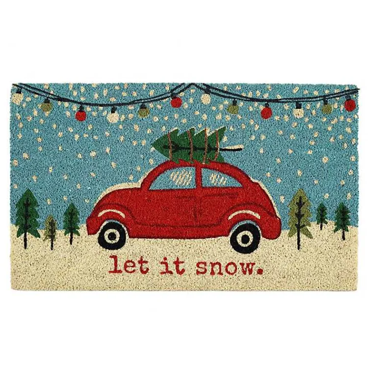 Christmas Car Doormat Outdoor Christmas Decorations