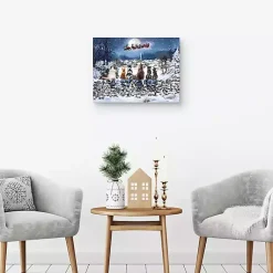 Best Christmas Cats Sleigh Canvas Art Print Christmas Art & Wall Decor