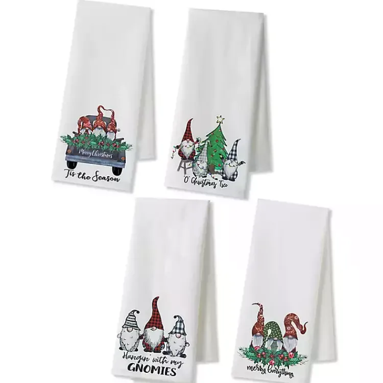 Best Christmas Gnomes Tea Towels, Set of 4 Christmas Dining & Entertaining
