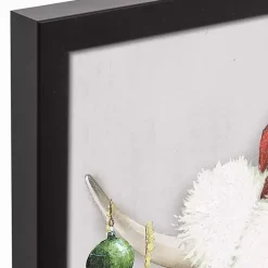 Best Christmas Highland Cow Black Framed Canvas Print Christmas Art & Wall Decor