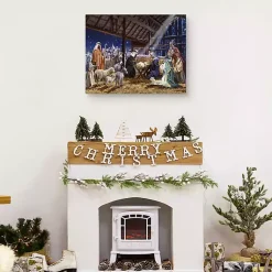 Sale Christmas Nativity Canvas Art Print Christmas Art & Wall Decor