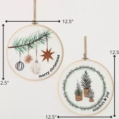 Sale Christmas Pine Loom Wall Plaques Christmas Art & Wall Decor