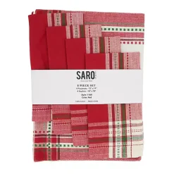 Online Christmas Plaid 8-pc. Placemat & Napkin Set Christmas Dining & Entertaining
