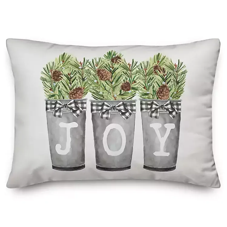Best Christmas Planters Joy Pillow Christmas Pillows