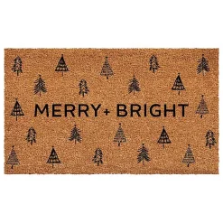 Outlet Christmas Tree Merry + Bright Coir Doormat Outdoor Christmas Decorations