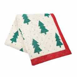 Christmas Trees Dotted Throw Blankets & Throws