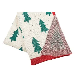 Christmas Trees Dotted Throw Blankets & Throws