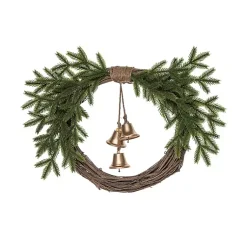 Hot Christmas Wreath with Gold Bells Christmas Wreaths