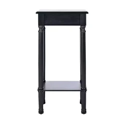 Kirklands Home Accent & End Tables|Classic Tegan Square Accent Table Black