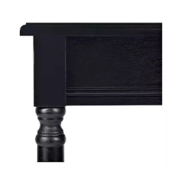 Kirklands Home Accent & End Tables|Classic Tegan Square Accent Table Black