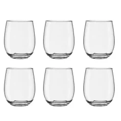 Kirklands Home Outdoor Dining|Acrylic Stemless Wine Glasses, Set of 6 Clear