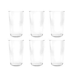 Kirklands Home Outdoor Dining|Classic Tall Tumbler Glasses, Set of 6 Clear