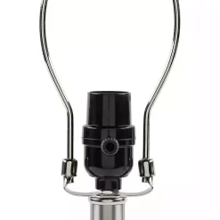 Kirklands Home Table Lamps|Clear Glass Hobnail Table Lamp Gray