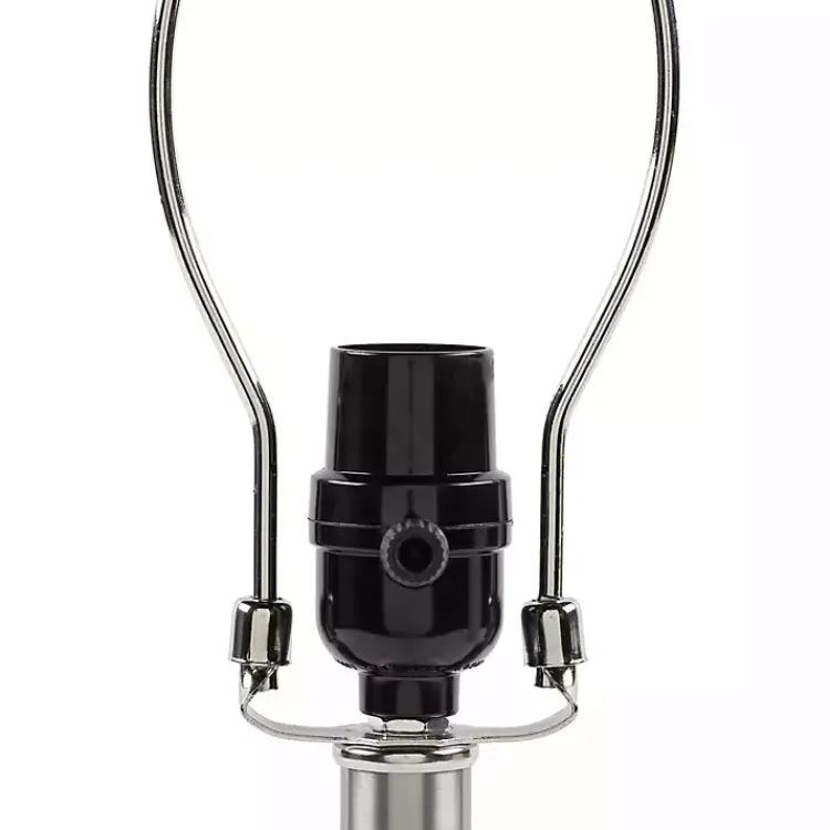 Kirklands Home Table Lamps|Clear Glass Hobnail Table Lamp Gray