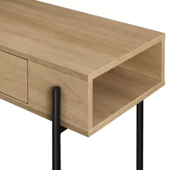 Kirklands Home Console Tables|Coastal Oak Cruz Console Table Tan