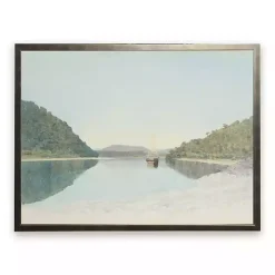 Kirklands Home Framed Art|Coastal Reflection Framed Art Print Blue