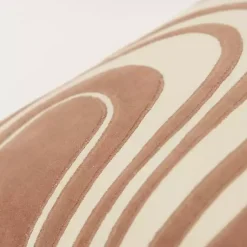 Online Cocoa and Natural Wave Lumbar Pillow Pillows