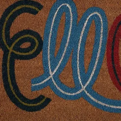 Kirklands Home Doormats|Colorful Hello Coir Doormat