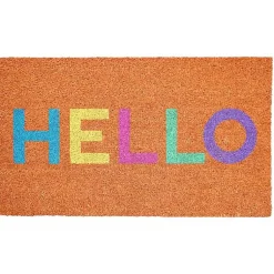 Kirklands Home Doormats|Colorful Hello Doormat