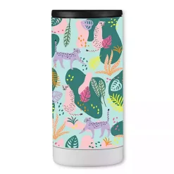 Kirklands Home Barware|Colorful Jungle Stainless Steel Koozie