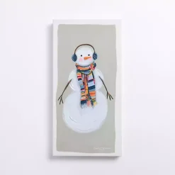 Best Colorful Snowman Canvas Art Print Christmas Art & Wall Decor