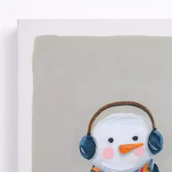 Best Colorful Snowman Canvas Art Print Christmas Art & Wall Decor