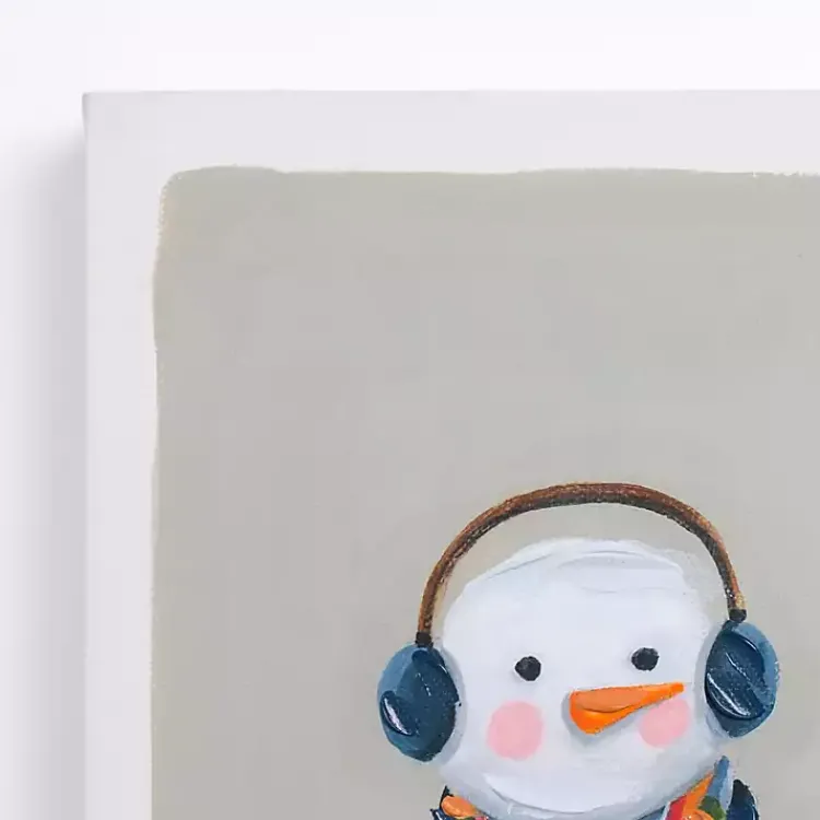 Best Colorful Snowman Canvas Art Print Christmas Art & Wall Decor