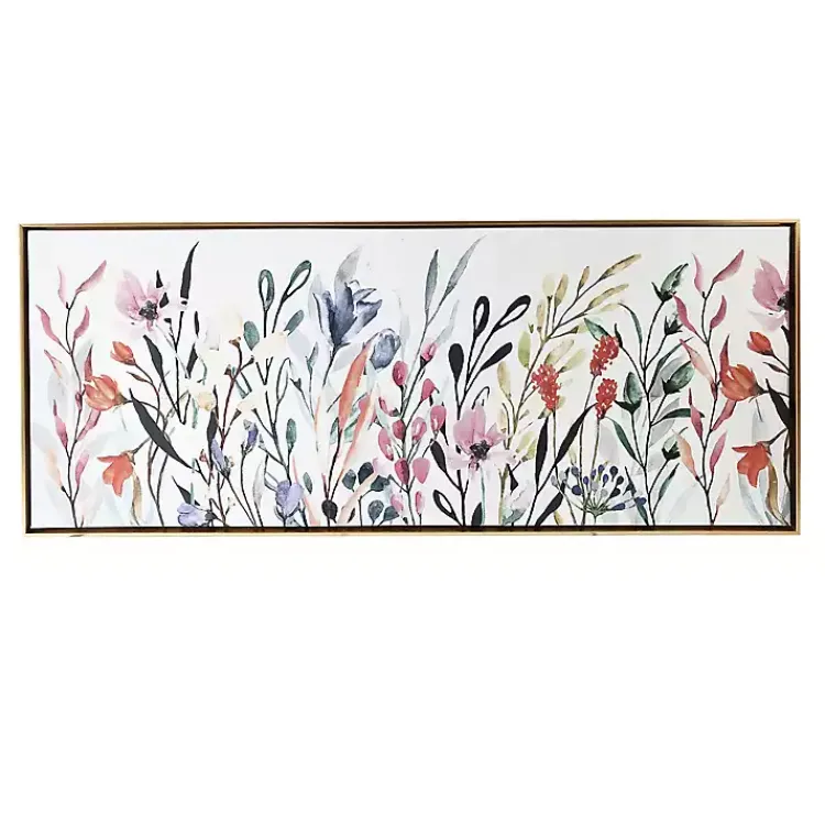 Kirklands Home Framed Art|Colorful Wildflowers Framed Art Print Multi