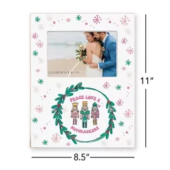 Clearance Confetti Nutcracker Trio Wreath Picture Frame, 4x6 Christmas Decorations