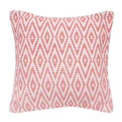 Clearance Coral Harlequin Indoor/Outdoor Pillow Pillows