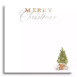 Best Cottage Tree Merry Christmas Dry Erase Board Christmas Art & Wall Decor