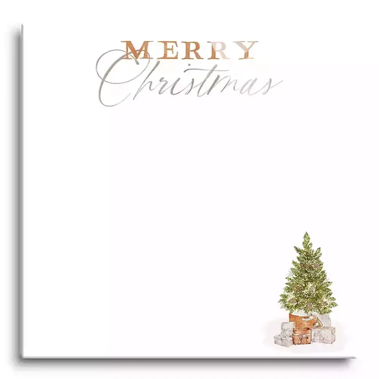 Best Cottage Tree Merry Christmas Dry Erase Board Christmas Art & Wall Decor