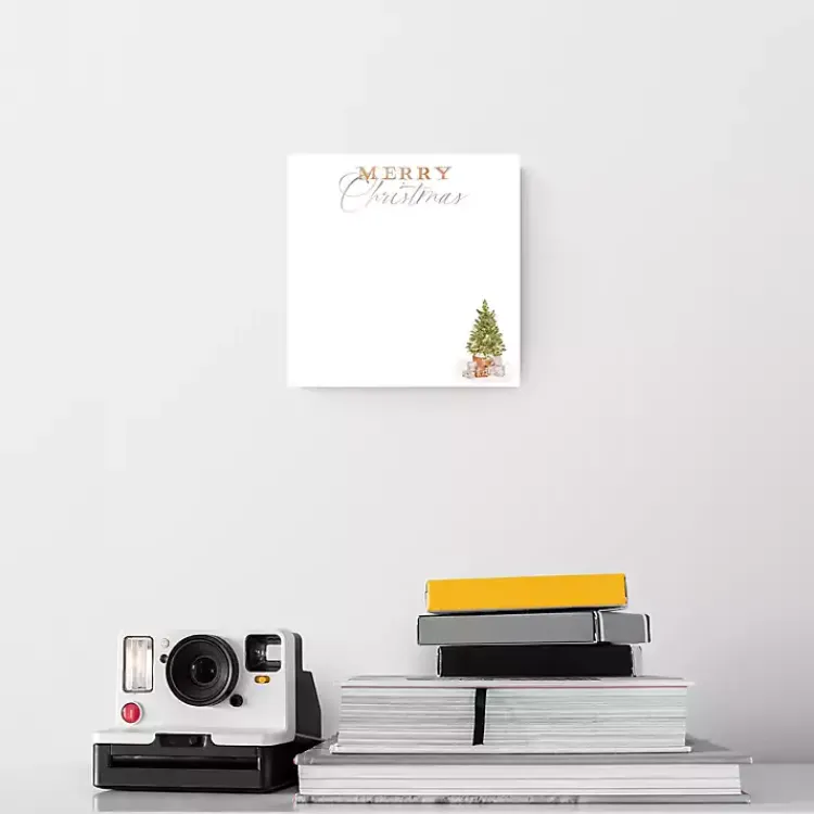 Best Cottage Tree Merry Christmas Dry Erase Board Christmas Art & Wall Decor