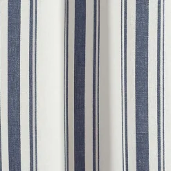 Kirklands Home Curtains & Drapes|Cotton Candy Farmhouse Curtain Panel Set, 108 in. Blue