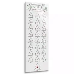 Sale Countdown to Christmas Dry Erase Board, 8x24 in. Christmas Art & Wall Decor