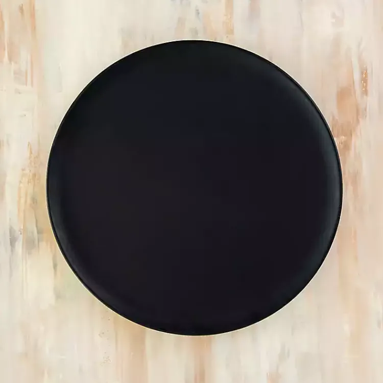 Kirklands Home Serving & Entertaining|Coupe Matte Wooden Charger Black