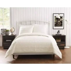 Kirklands Home Quilts|Cream Atmosphere King Quilt Ivory