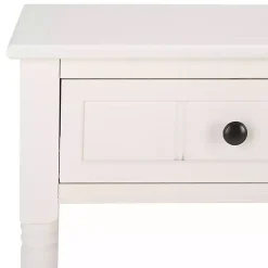 Kirklands Home Console Tables|Cream Carved 2-Drawer Console Table White