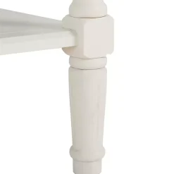 Kirklands Home Console Tables|Cream Carved 2-Drawer Console Table White