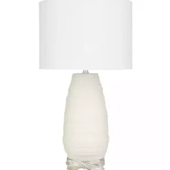 Kirklands Home Table Lamps|Cream Ceramic Gourd Table Lamp White